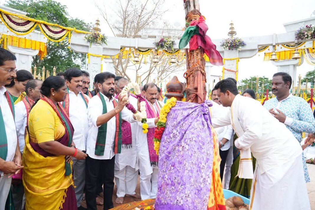 CM Revanth Reddy visits the forest deities