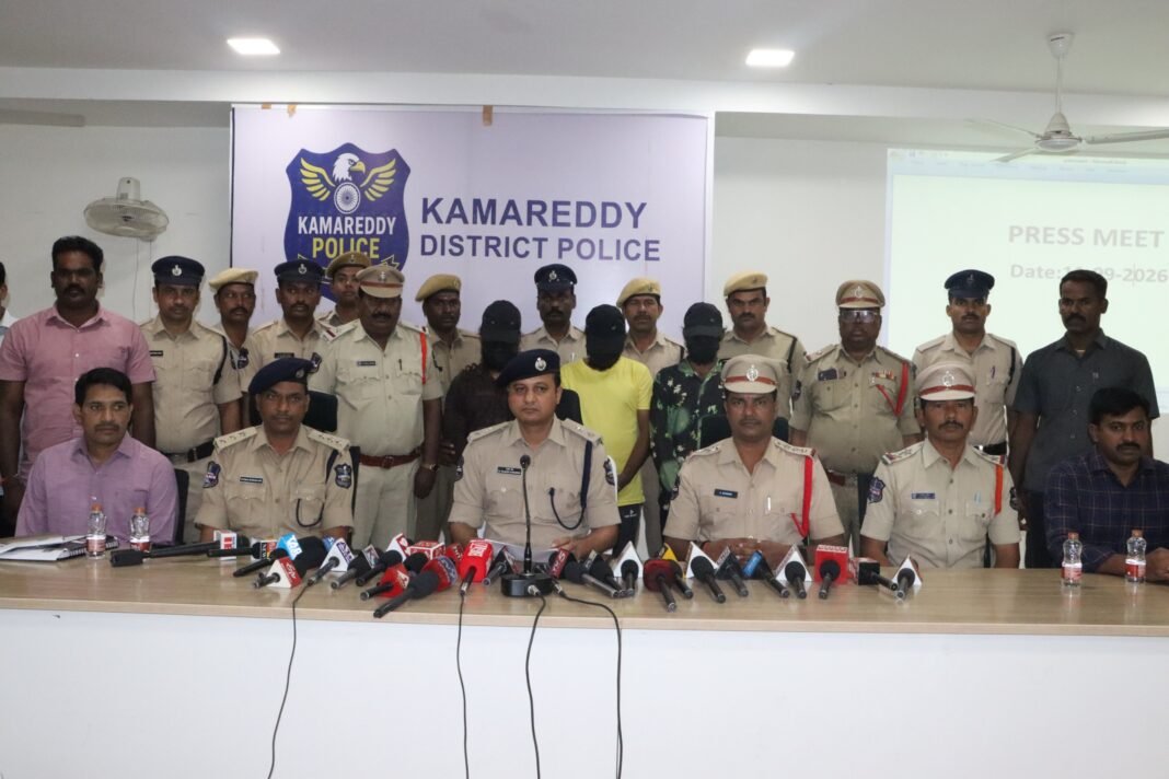 Gang of transformer thieves that terrorized Kamareddy district apprehended.