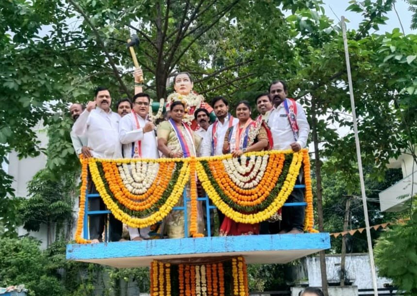 Tribute paid to Chakali Ailamma under the aegis of the BC Welfare Association.