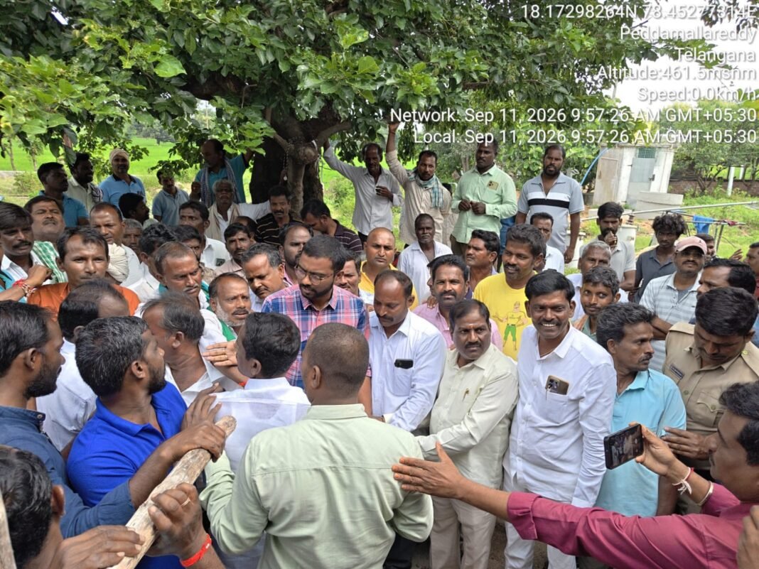 Farmers lay siege to electricity substation.