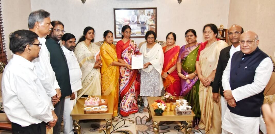 BRS MLAs met the National Human Rights Commission.