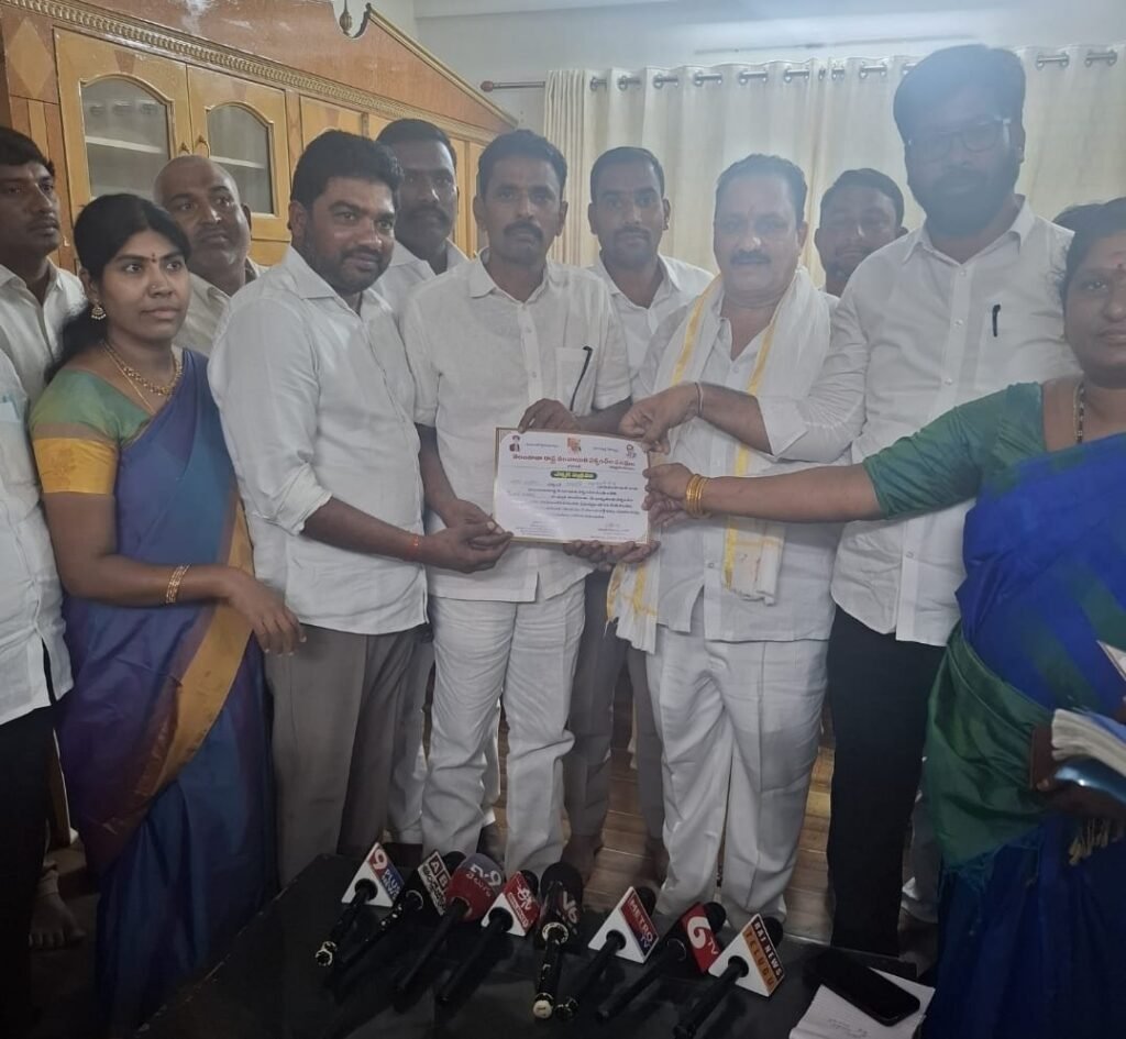 రాష్ట్ర పంచాయితీ సర్పంచుల సంఘం రాష్ట్ర కార్యదర్శిగా ఎర్రం లింగం