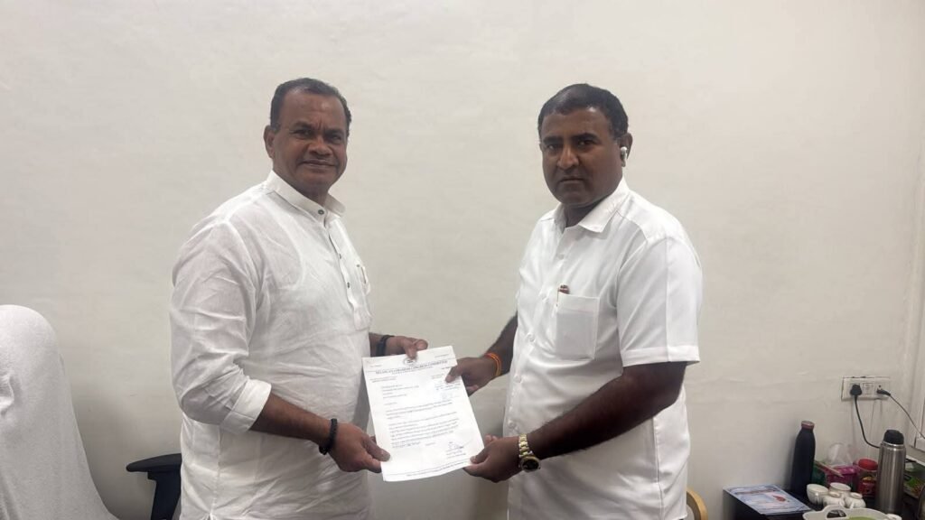 మంత్రి కోమటిరెడ్డి వెంకట్ రెడ్డిని కలిసిన సునీల్ రెడ్డి