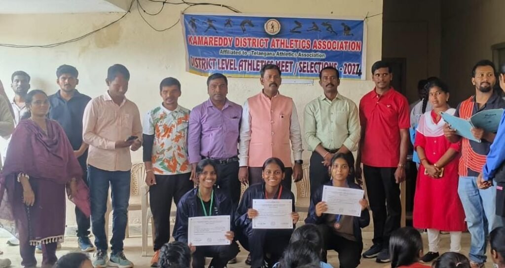 Markal Women's Degree College students excel in district level athletics competitions