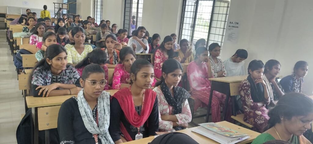 Telangana Language Day Celebrated Grandly at Giriraj College