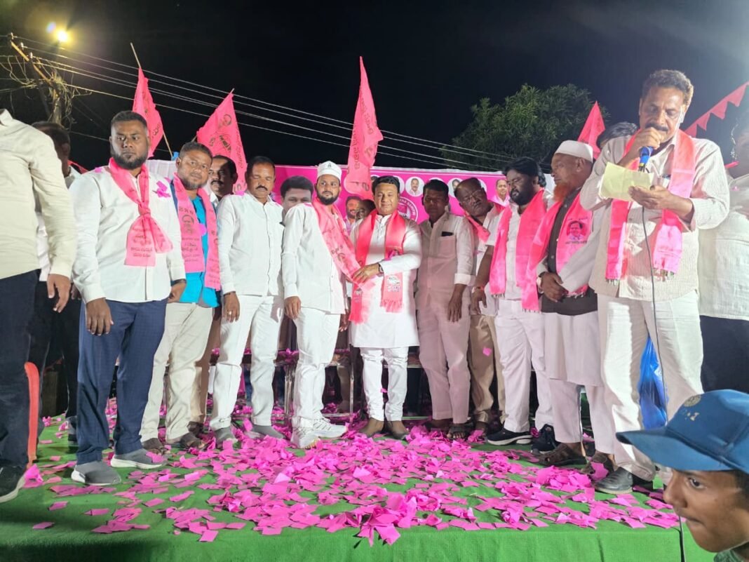 Massive joinings into BRS under the leadership of former MLA Bigala Ganesh
