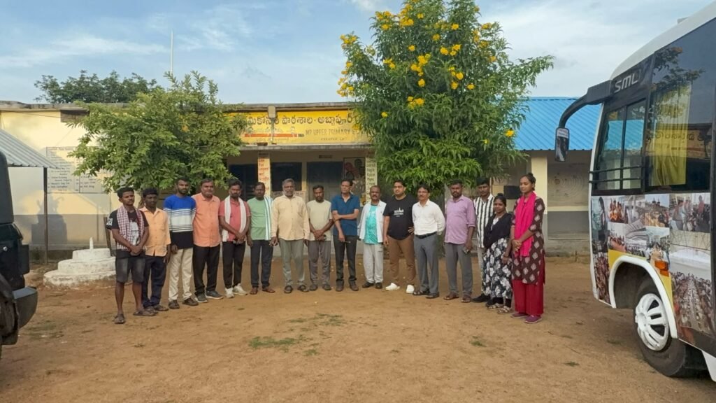 అబ్బపూర్ లో తెలంగాణ పీపుల్స్ ఫ్రంట్ బడి నిద్ర