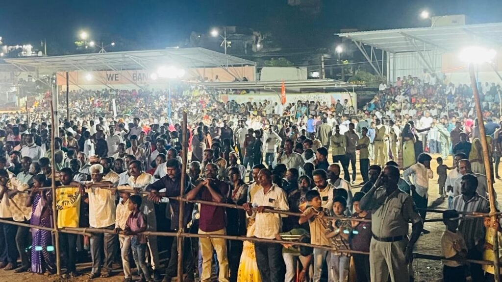 Ravana Dahan event held on a grand scale in Banswada