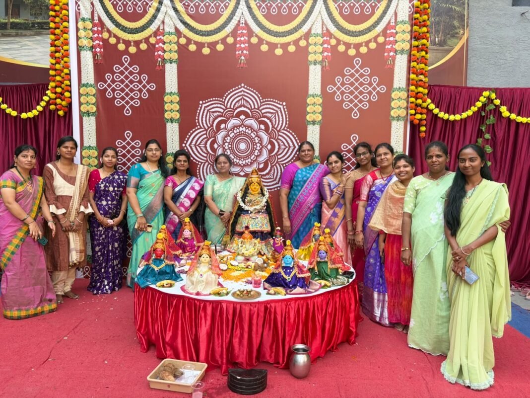 Dasara celebrations at Kakatiya Olympiad School