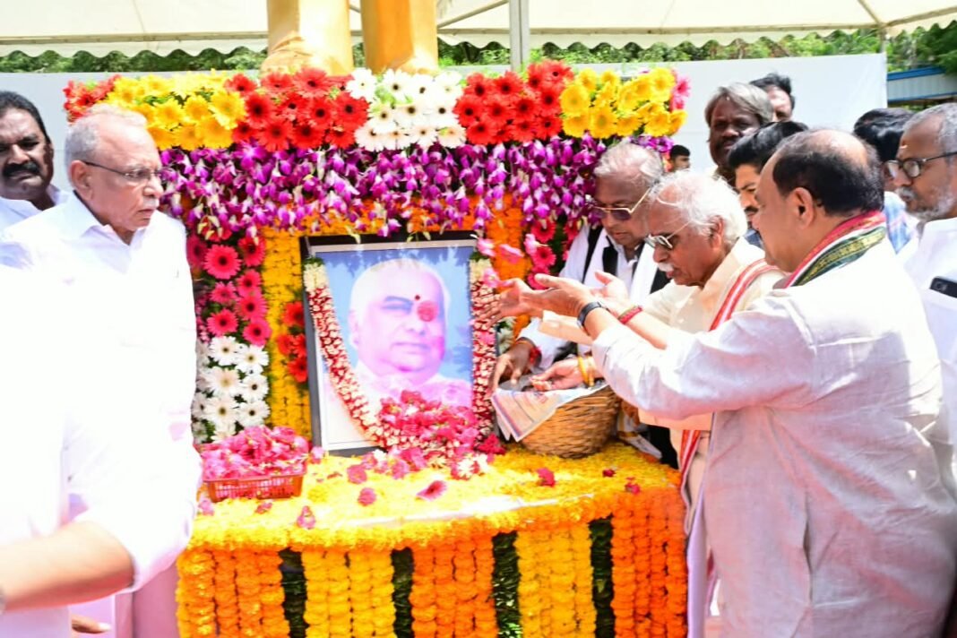 The life of former Chief Minister Anjaiah is inspiring.