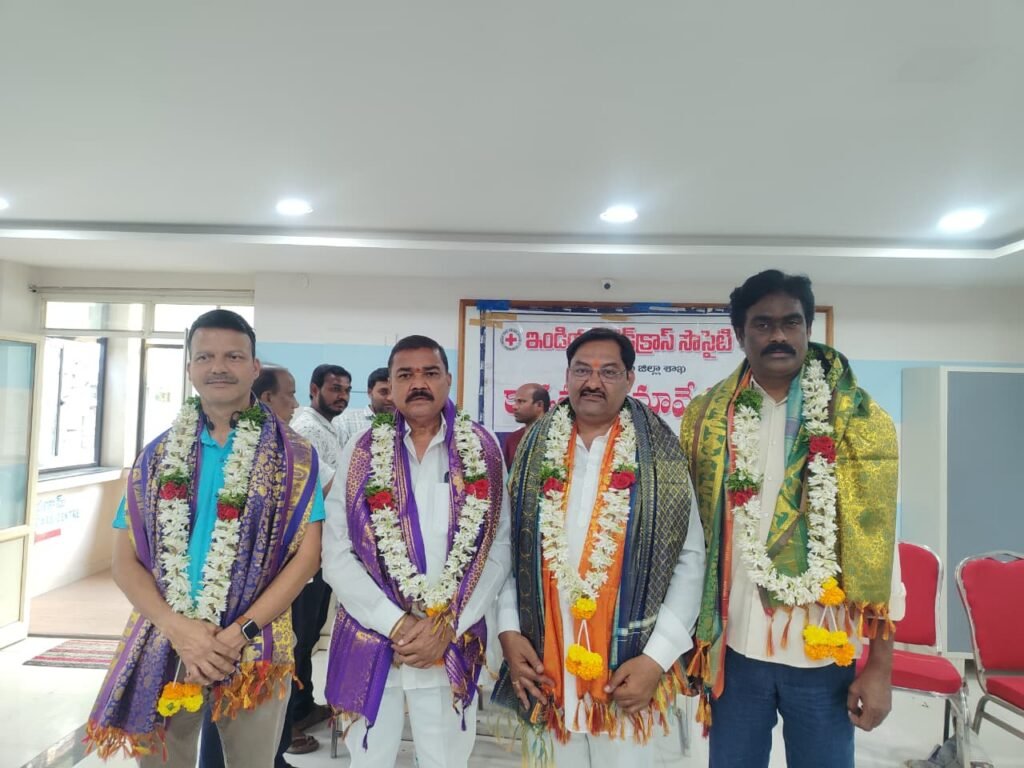నిజామాబాద్ రెడ్ క్రాస్ సొసైటీ చైర్మన్ గా పోతన కర్ లక్ష్మి నారాయణ