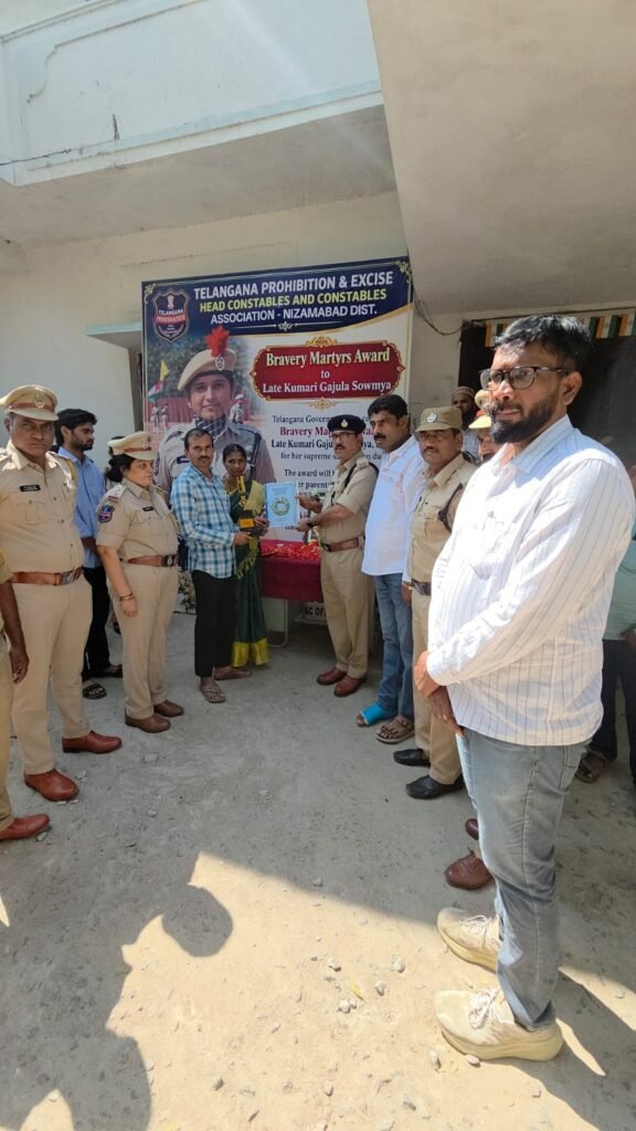 Fitting tribute to Constable Gajula Sowmya