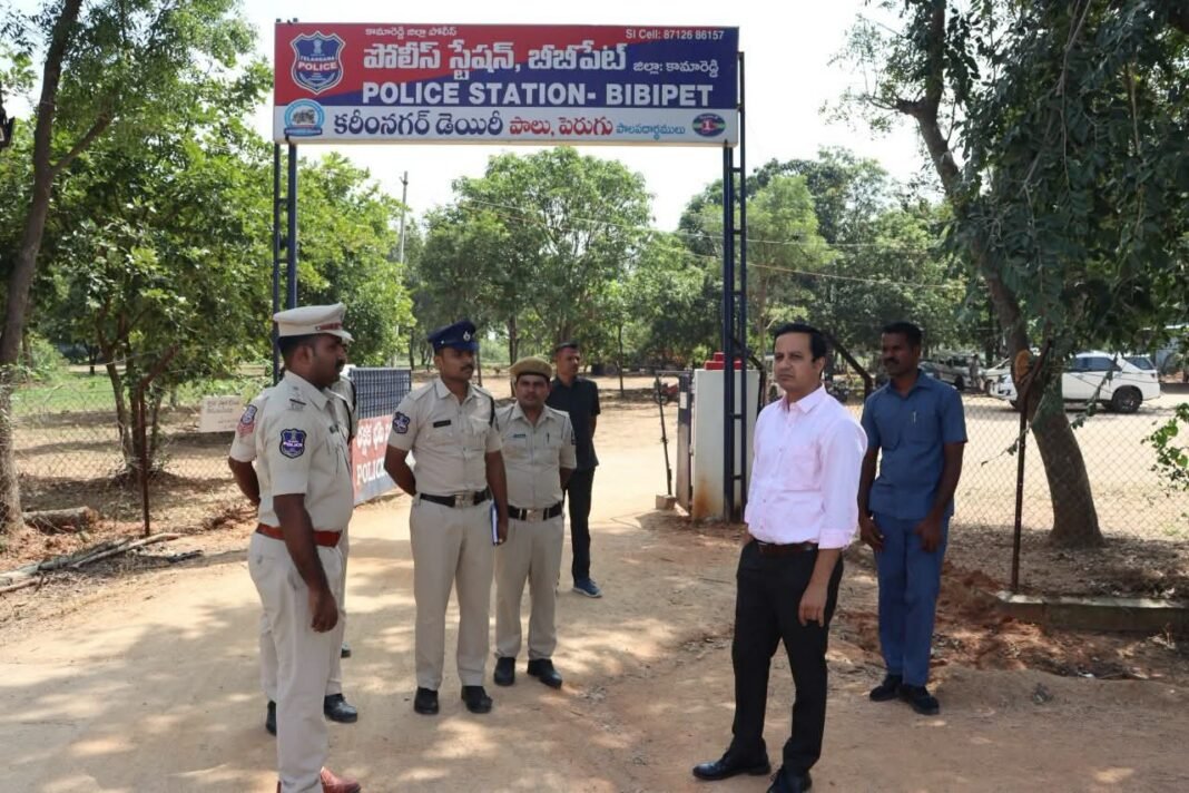 SP Rajesh Chandra inspected the Bibipet Police Station