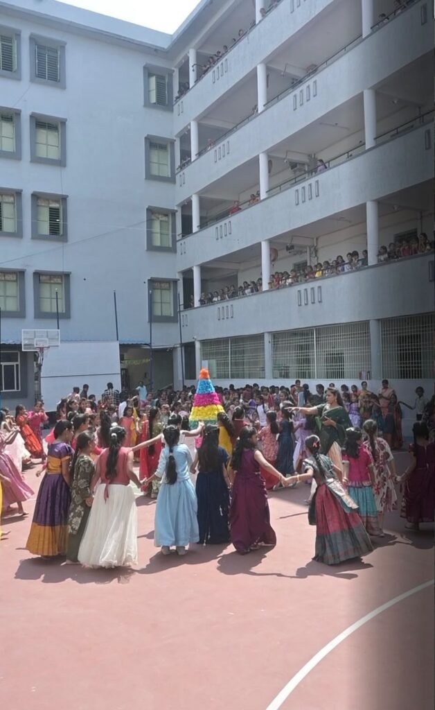 Dasara celebrations at Kakatiya Olympiad School