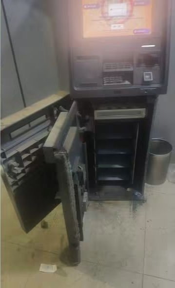Theft at Gandhari SBI ATM