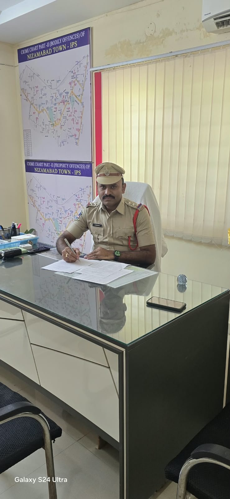 Srinivas assumes charge as First Town SHO