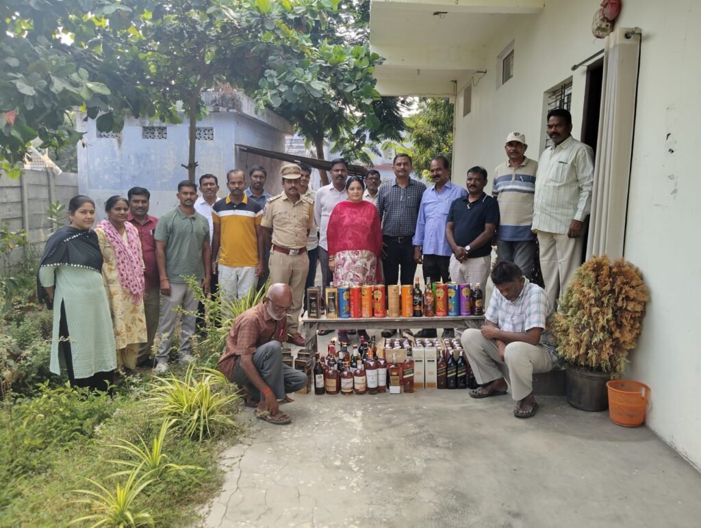 నగరంలో ఖరీదైన విదేశీ మద్యం స్వాధీనం