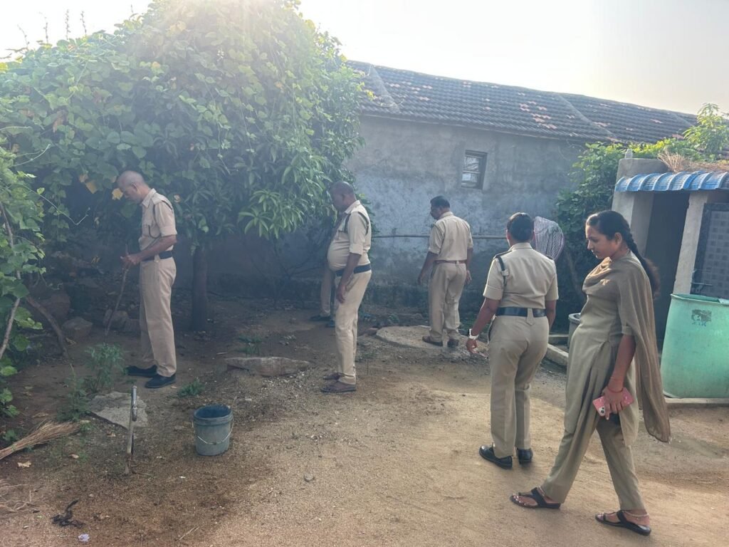 Excise Department raids on illicit arrack production in Ramareddy.