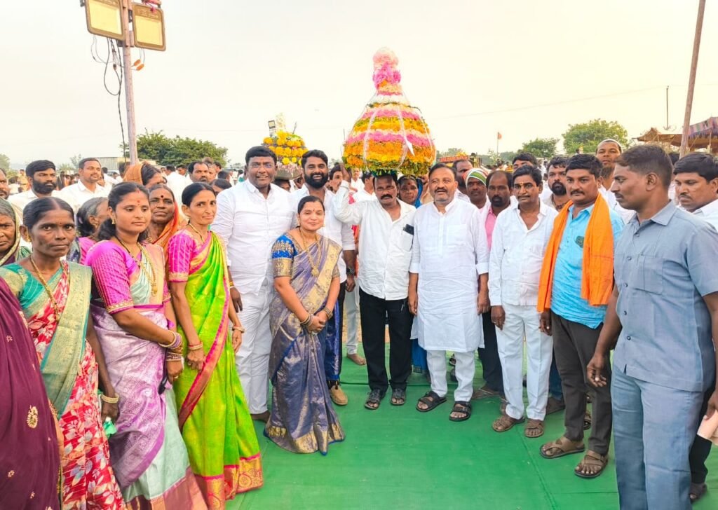 Grand Bathukamma Celebrations at Jukkal Gadda