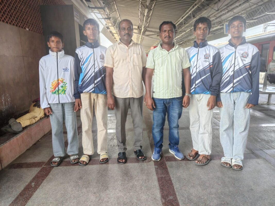 Indalvai students head to state-level shooting ball competitions.