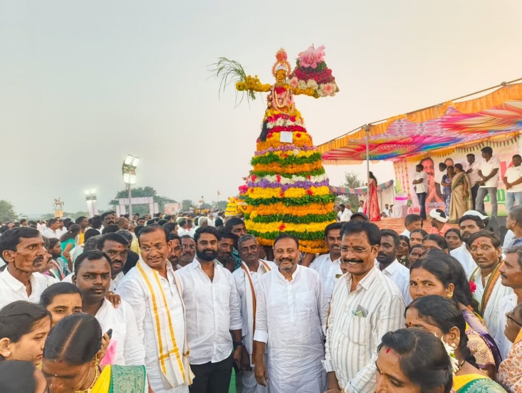 Grand Bathukamma Celebrations at Jukkal Gadda
